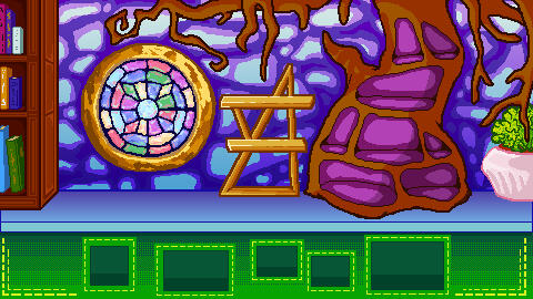 "SGT - Level 1" - Digital illustration, Aseprite. Background designed for drag-and-drop game, "Star Guy's Toil."